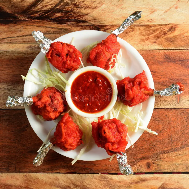 Chicken lollipop tray